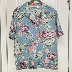 Alfred Dunner vintage floral blouse